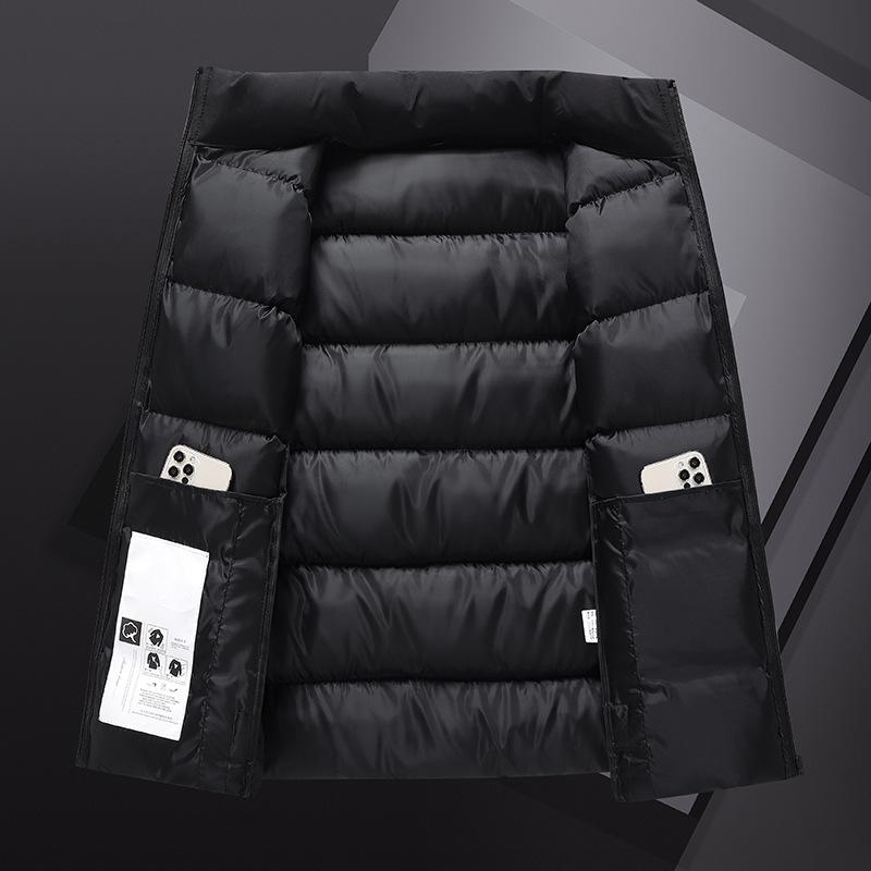 Men's Sleeveless Coat Zipper Vest Winter Male Warm Waistcoat Fleece Vest Jackets