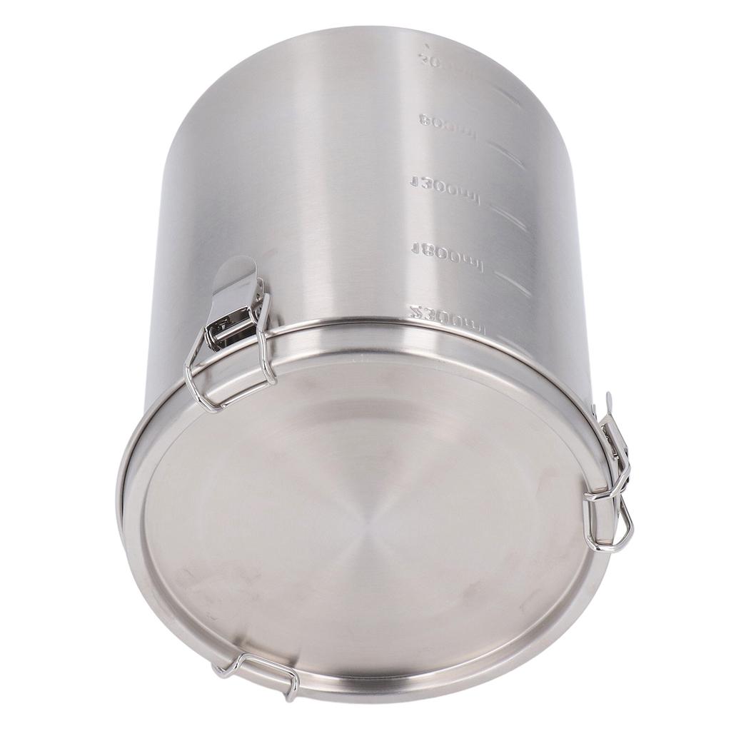 Airtight Pet Food Storage Container Stainless Steel Versatile Leakage Proof Cat Dog Food Holder Bin for Home Kitchen