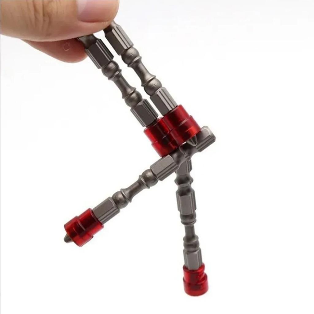 10 Stück Schraubendreherbits 65mm lang Starker Magnetismus Rutschfest Kreuzschlitz-Schraubendreherbit