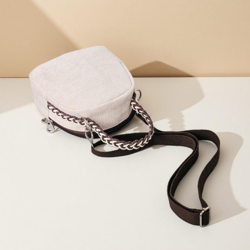 Embroidered Bag, Women's Retro Ethnic Style Bag, Hand-held Crossbody Large Capacity Small Bag, Travel Single-shoulder Bag