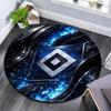 Hamburger SV Round Area Rug,Carpet Rug for Living Room Bedroom Sofa Playroom Decor,Non-slip Floor Mat