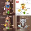Baby Plush Animal Hanging Toy With Bell For Crib Nursery Decor