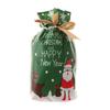 5pcs Pastry Tool Party Santa Claus Elk Cookies Christmas Decor Candy Package Drawstring Gift Bags