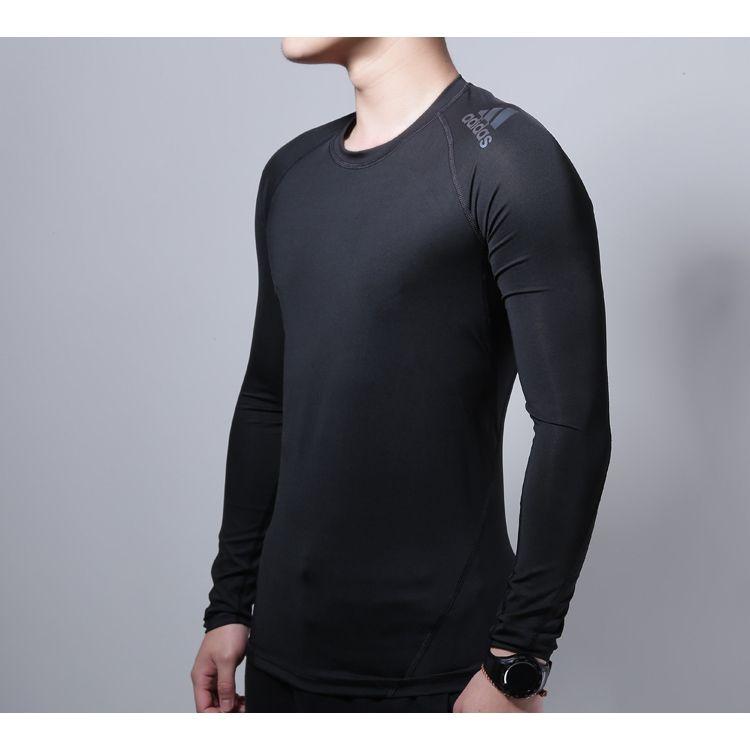 Adidas Alphaskin Sport Long Sleeve Training Compression Top Men Tops Black CF7267