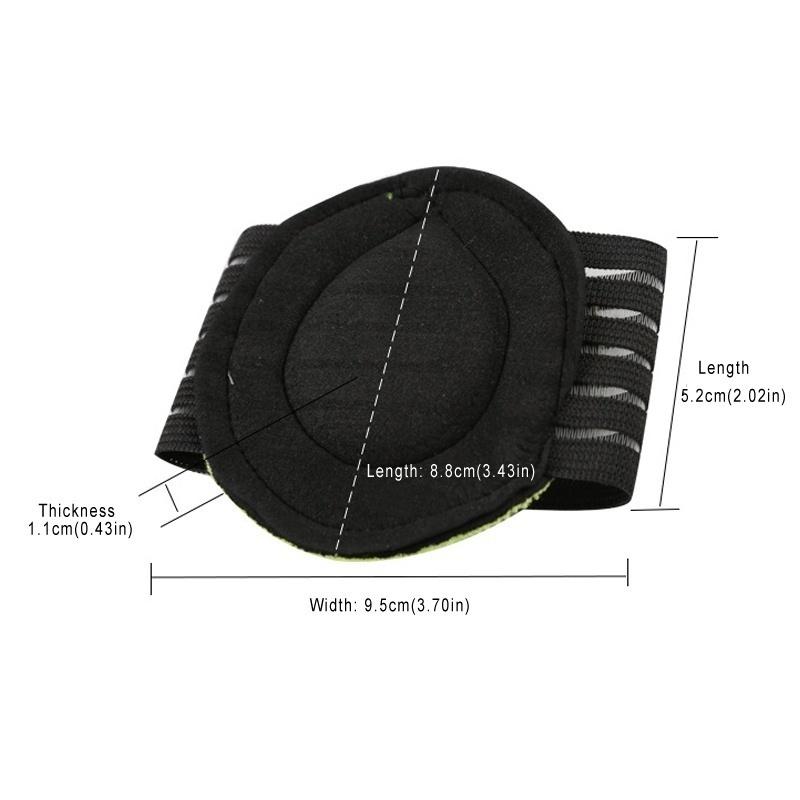 1 Paar Fußgewölbestützkissen, Fußgewölbeschutz Ortic Einlegesohlen Lindern Schmerzen Plantarpolster Ärmel