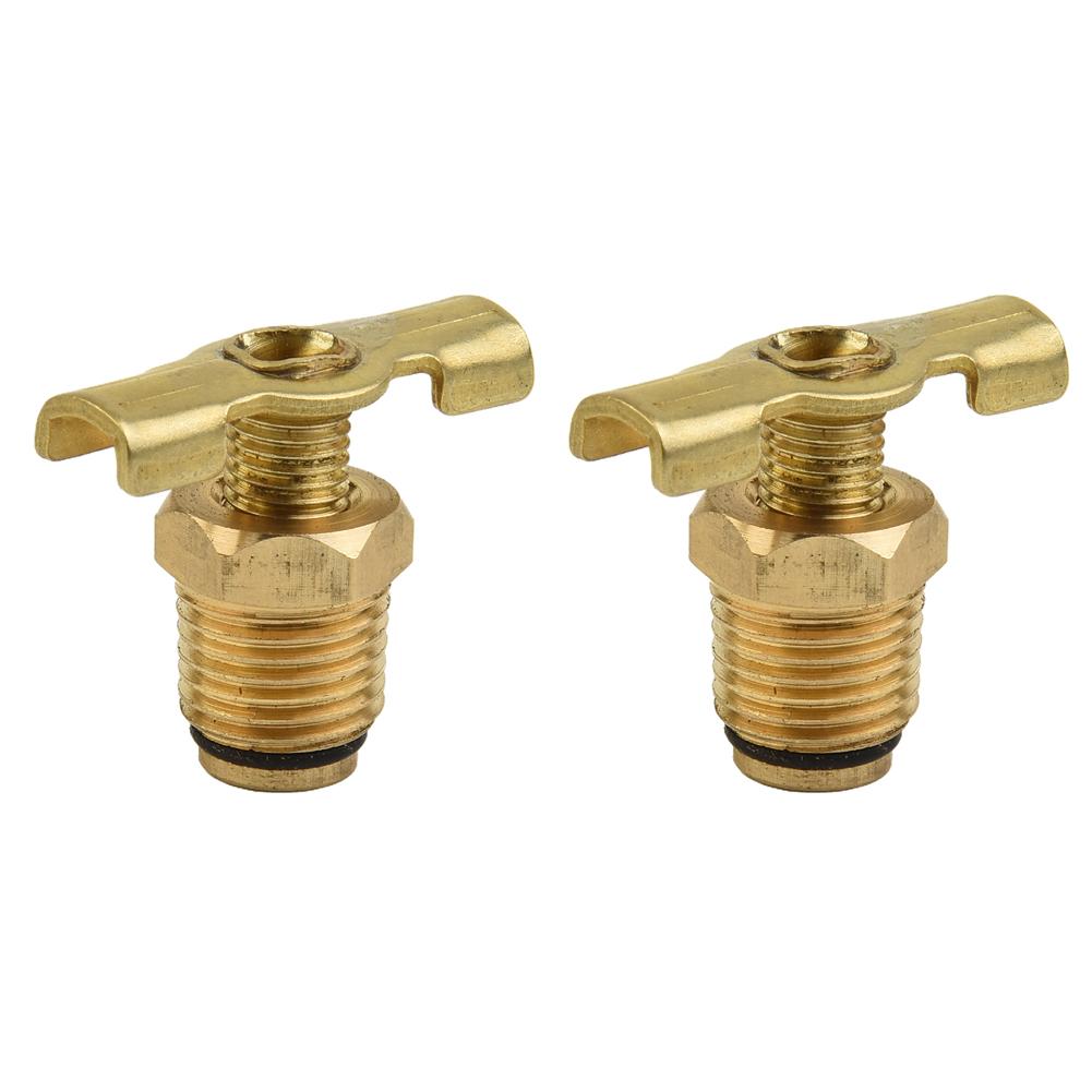 2 szt. Zawór odpowietrzający 1/4 cala do zaworu spustowego/kranika/korkka spustowego BSP z rączką T do akcesoriów zbiornika kompresora powietrza