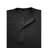 Mens Long Sleeve Crew Neck Fitted Casual Solid Henley T Shirt Top
