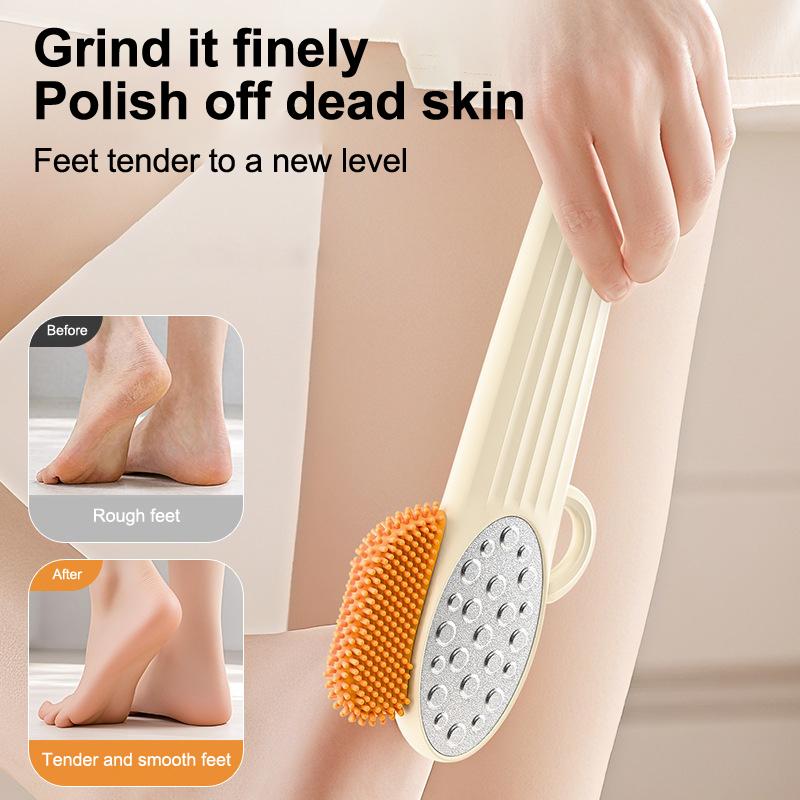 1Pcs 2 In 1 Double Sided Foot File Heel File Hard Dead Skin Callus Remover Exfoliating Foot Care Rasp Professional Pedicure Tool