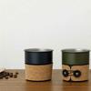 Elegante Tragbare Stahl-Kaffeebecher-Abdeckung PU-Leder Hitzebeständige Espresso-Tassenhülle Für Heißes Und Kaltes Getränk