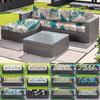 1/2/3 Sitzer Terrassen Stretch Sofa Kissenbezug Outdoor Kissenbezug Ersatz Terrassenmöbel Überwürfe Stuhl Sitzbezug Weich