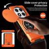 KEYSION Magnetic Phone Case for Redmi Note 14 Pro 4G 5G 14 Pro+5G Slide Camera Protection Upright Kickstand Ring Shockproof Cover for POCO X7
