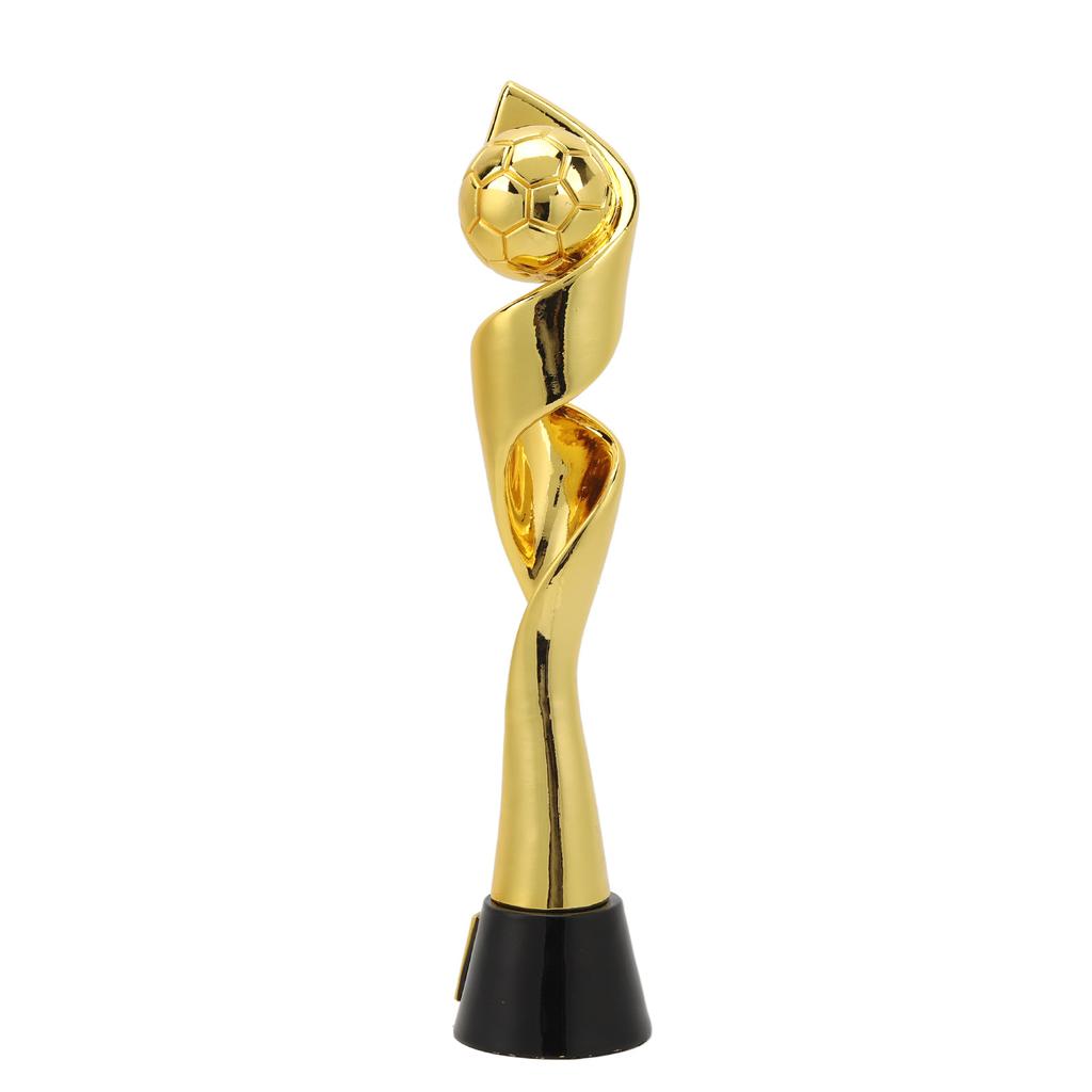 2023 Women Soccer Trophy Cup Resin World Soccer Award Trophy Ornament for Home Bar Decor Fan