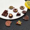 10Pc/Set New Popular Realistic Coffee Bean And Coffee Cup Pendants, Resin Accessories For Diy Creative And Fun Earrings Necklace