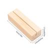 20Pcs Wood Table Number Holders, Wood Memos Note Photo Food Label Holders for Wedding Party Name Sign