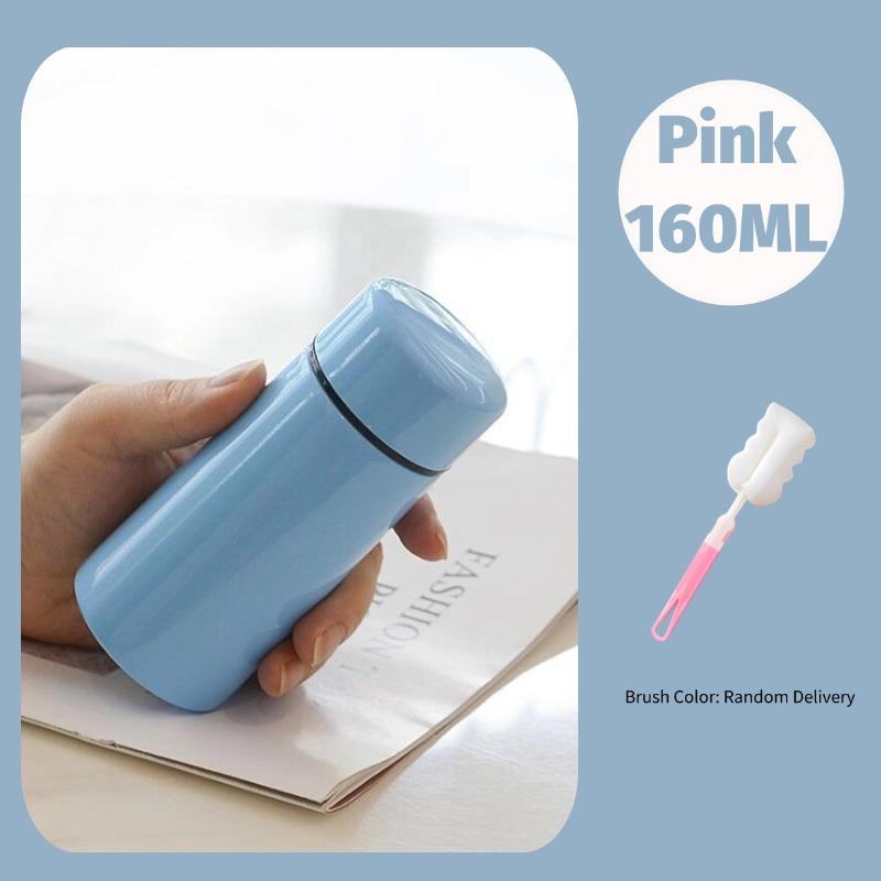 160ml Portable Mini Pocket Cup 304 Stainless Steel Thermo Water Bottle Thermos Coffee Bottle Vacuum Flasks Keep Cold and Hot