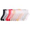 Female Summer New Pure Color Simple Breathable Crystal Stockings