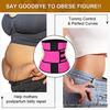 Adjustable Waist Cincher: Three-Row Buckle Tummy Control Belt with Back Support