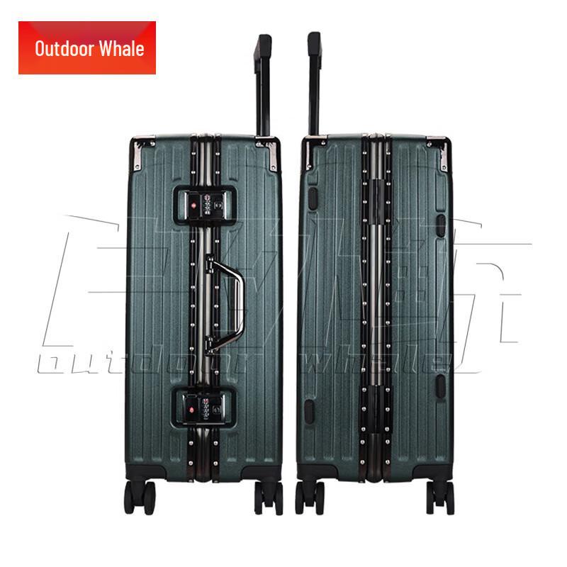 Outdoor Whale Military Commemorative Aluminum Luggage