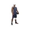 Under Armour Logo Print V-Neck Color Block Quick-Dry Training Running Fitness Basketball Tank Top Men Tank Tops Blue 23500101-408