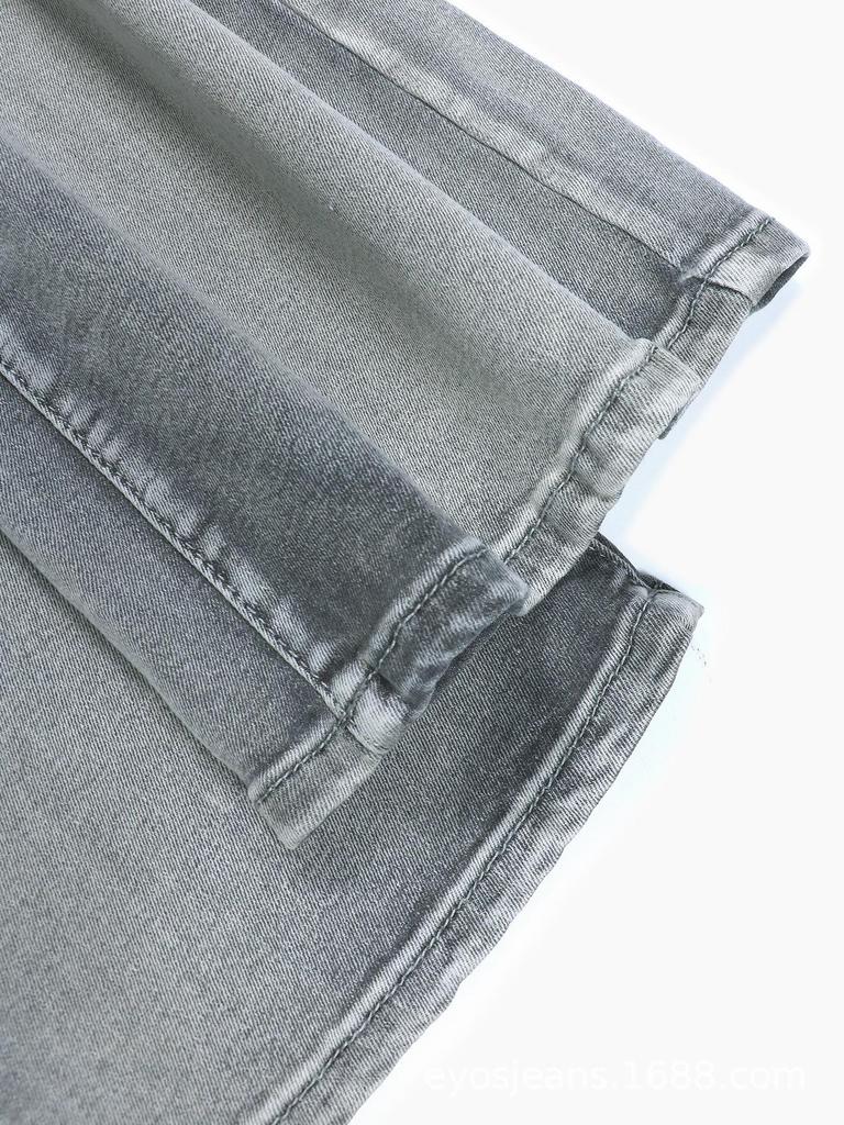 Unisexové retro slim fit americké mikro-flare džíny