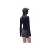 Anta Training Series Solid Color Zip-Up Hooded Comfortable Versatile Long Sleeve Breathable UV Protection Sun Protection Women tops 962527704-8