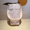 Lace Trimmed Water Bottle Cloth Bag Portable Lightweight Water Bottle Holder Handheld Floral Print Water Cup Sleeve for Students