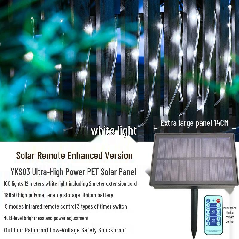 Solar LED Waterproof Christmas Fairy String Lights for Outdoor Decoration