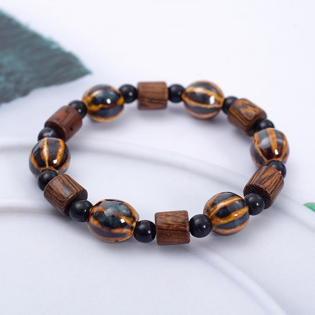 Färgglatt Kattinspirerat Keramiskt Pärlarmband Handgjort Keramiskt Pärlarmband med Färgglad Katt för Kvinnor och Tonåringar