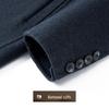 Men's Alpaca Wool Blend Single-Breasted Mid-Length Coat
