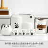 Travel Tea Set New Portable Panda Quick Cup One Person Drinking Outdoor Single Camping Out Carrying Bag