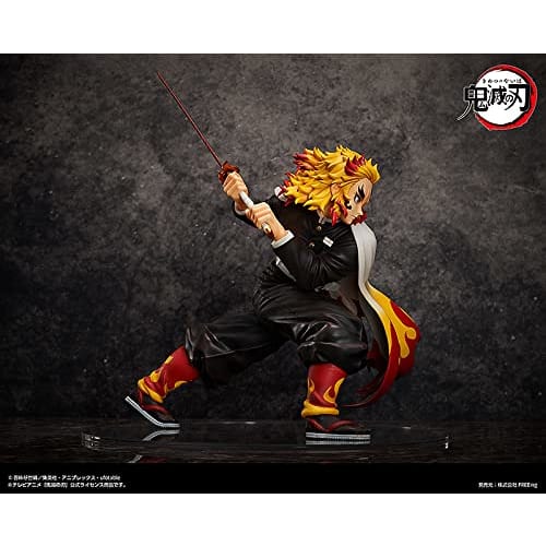 FREEing Demon Slayer: Kimetsu No Yaiba Rengoku Kyojuro 1/4 Scale Plastic Painted Finished Figure