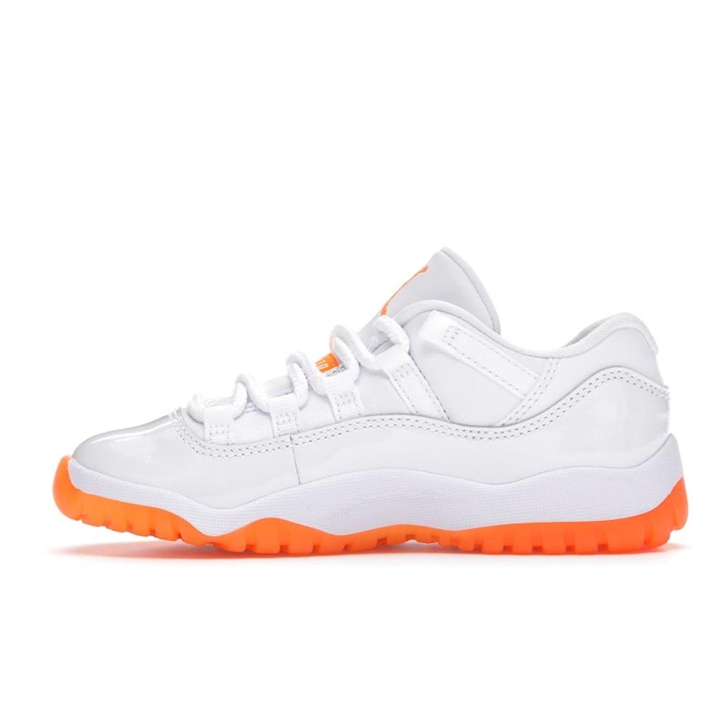 Air Jordan 11 Retro Low PS Bright Citrus Kids Sneakers White DJ4328-139