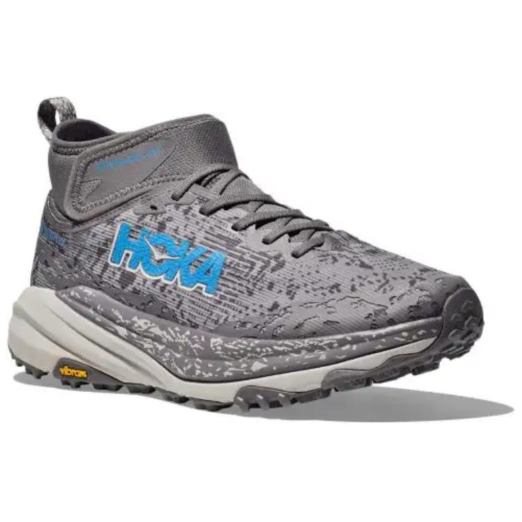 HOKA Speedgoat 6 Mid GORE-TEX Satellite Grey Stardust Men Sneakers 1155152-SLTG