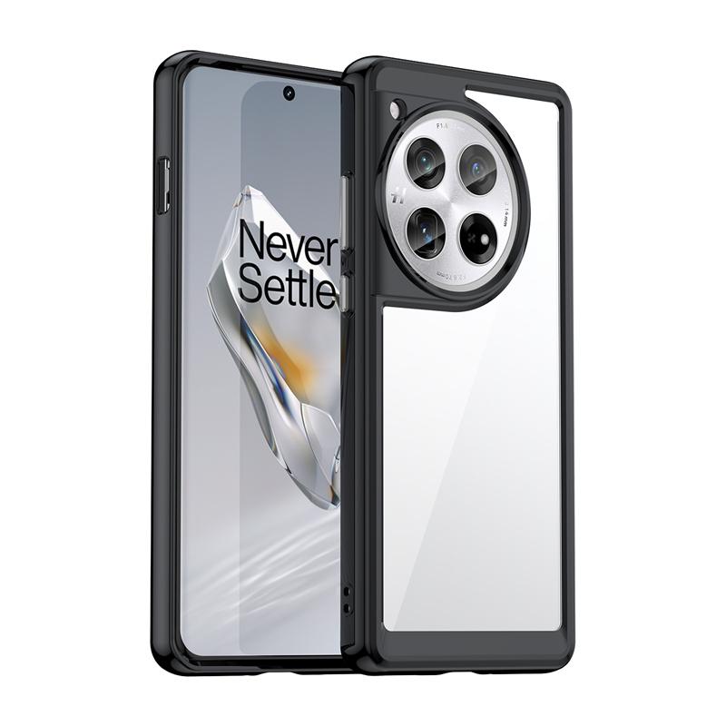 Transparent Shockproof TPU Case for OnePlus 12 12R Protective Frame Full Protection Colorful Clear Cover