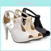 Elegante Europäische Und Amerikanische Damen Stiletto Plateau High Heel Fischmaul Schuhe