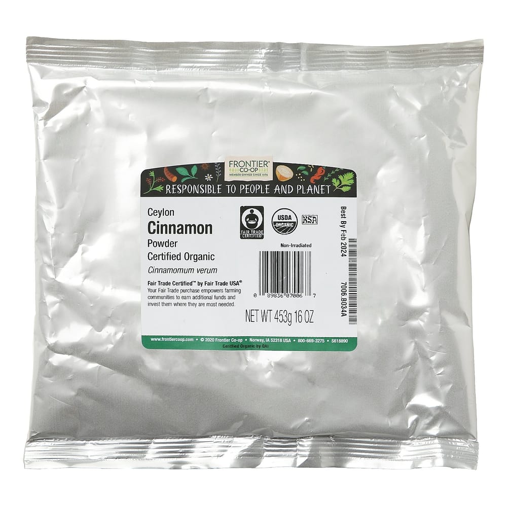 Frontier Natural Products Ceylon Cinnamon Powder 453g (16 Oz)
