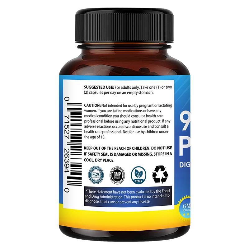 900 Billion Probiotic Dietary Supplement, 120 Vegetable Capsules Per Bottle