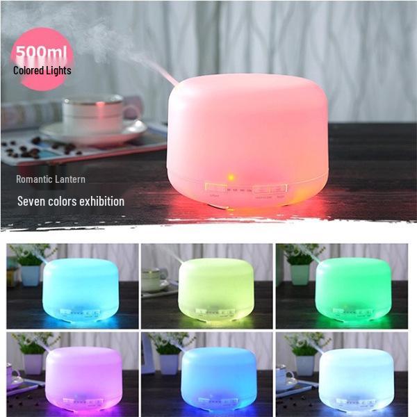 500ml Large Mist Humidifier & Essential Oil Diffuser for Home