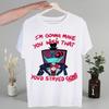 Hazbin Hotels Alastor Men's Tshirt Cute Printing Shirt Mens Fashion T-Shirt for Men Casual Tops Short Sleeve Shirt