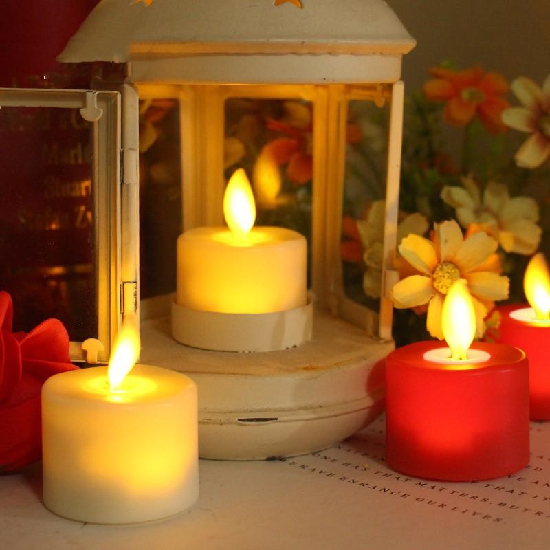 24-Pack ABS Rocking Tea Wax LED Candle Festive decoration Christmas proposal confesses birthday candle romance LED Candles