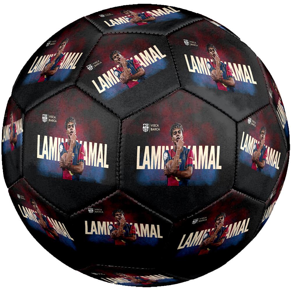 Yamal Size 5 Soccer Ball Machine-Stitched Indoor/Outdoor Universal Football Soccer Accessory Suitable for Birthdays, Weddings, Christmas, Father's Day
