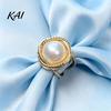 Daily Commuting Scarf Ring Alloy Silk with Faux Pearls, Clip Rings for Women, Formal Dress Holder Round Buckle Clip, Elegant Retro Dresses And Shirts