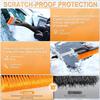 LivTee 32" Extendable Ice Scraper & Snow Brush For Car Windshield, 360° Rotating Snow Removal Tool For Cars, Trucks & SUVs, Automotive Winter