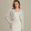 SNOWFORTE Women's V-Neck Pearl Button Cardigan