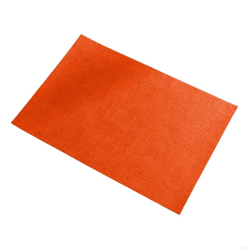  Double Side Leather Table Mats And Coasters Waterproof Nonslip Washable Placemat