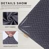 Office and Home Chair Cushion Cover, Square Seat Cushion Anti Fouling Cover Elastic Arc-shaped Chair Cover Stool Cover Split Type Cover