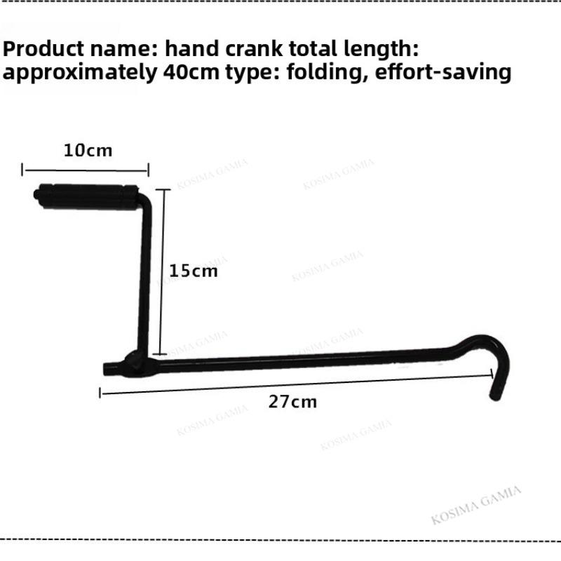 Xiaomi Foldable Car Hand Jack Rocker For Car Jack Folding Handle Scissor Jack Rocker General Jacks Helper Car Best Service 10X27CM