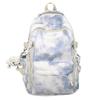 Tie-Dye Print Backpack Boys Girls Schoolbag Large Capacity Backpack