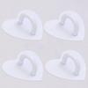 Cellphone Finger Ring Holder Adhesive Metal Phone Heart Shaped Stand Hooks Charms Clasp for DIY IPhone Case IPad Tablet Supplies