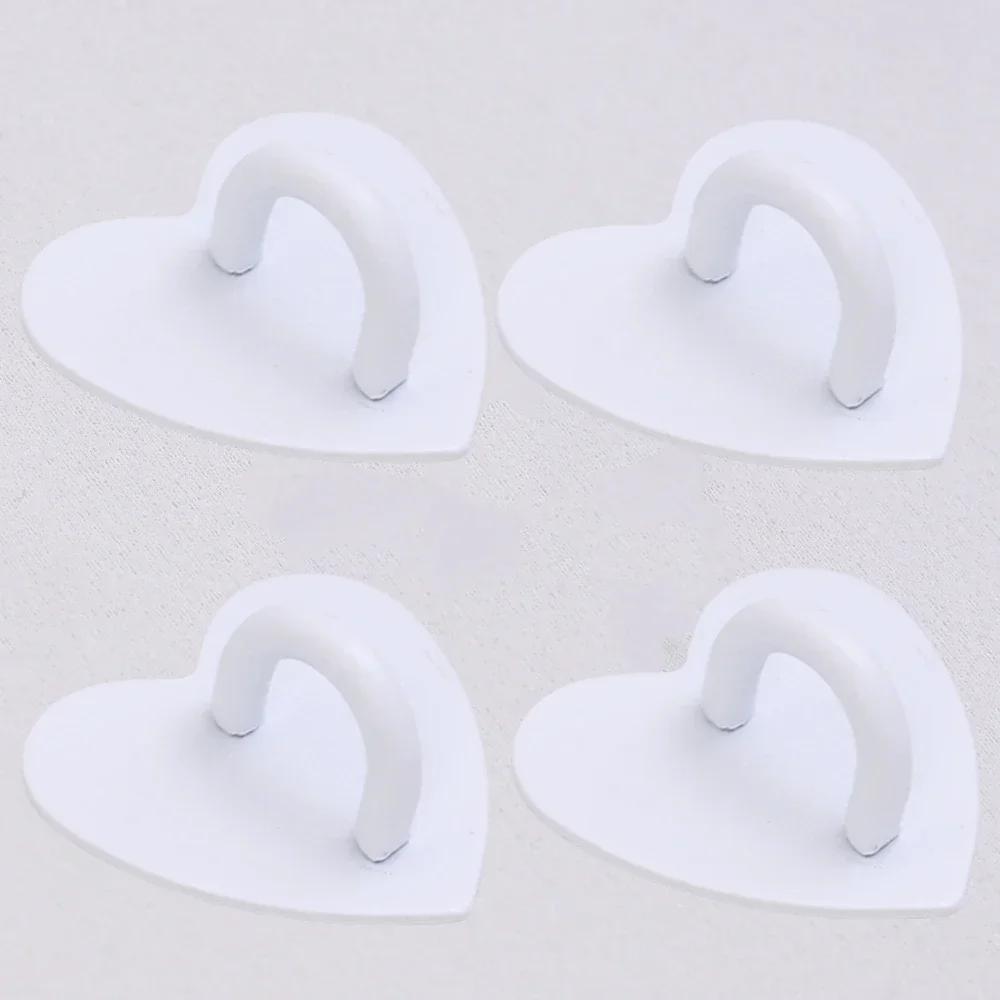 Cellphone Finger Ring Holder Adhesive Metal Phone Heart Shaped Stand Hooks Charms Clasp for DIY IPhone Case IPad Tablet Supplies